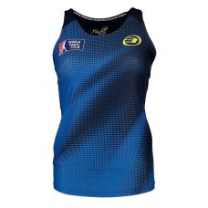 CAMISETA DE TIRANTES BULLPADEL ZAZUAR AZUL MUJER