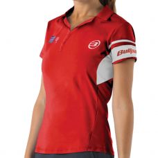 POLO BULLPADEL NIEVA ROJO MUJER 003