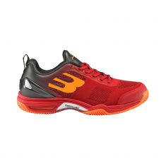 BULLPADEL BEWER 19 ROJO NEGRO NARANJA