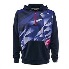 SUDADERA HEAD MEDLEY NEGRO ROJO