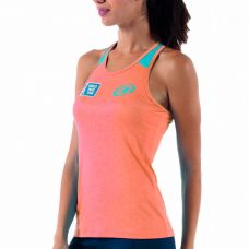 CAMISETA BULLPADEL CICLE NARANJA MUJER