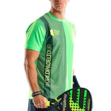 CAMISETA BULLPADEL TUGO VERDE FLUOR