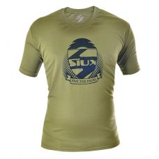CAMISETA SIUX DRY VERDE MILITAR NEGRO