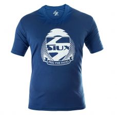 CAMISETA SIUX DRY AZUL MARINO BLANCO