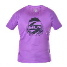 T-SHIRT SIUX DRY VIOLA NERO