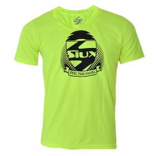 CAMISETA SIUX DRY AMARILLO FLUOR NEGRO