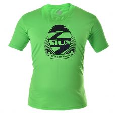 CAMISETA TECNICA SIUX DRY VERDE FLUOR NEGRO
