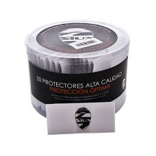 TAMBOR DE PROTECTORES SIUX TRANSPARENTES 50 UNIDADES