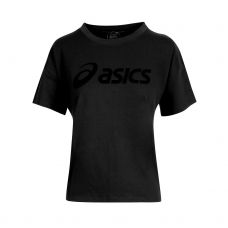 CAMISETA ASICS BIG LOGO PERFORMANCE NEGRO MUJER