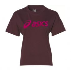 CAMISETA ASICS BIG LOGO DEEP GRANATE MUJER