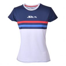 CAMISETA SIUX LUXURY AZUL MARINO BLANCO MUJER