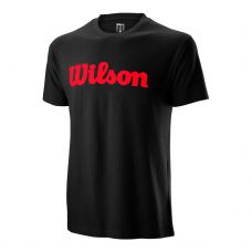 CAMISETA WILSON SCRIPT COTTON NEGRO ROJO