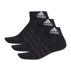 CALCETIN CORTOS ADIDAS CUSHIONED 3 PACK NEGRO