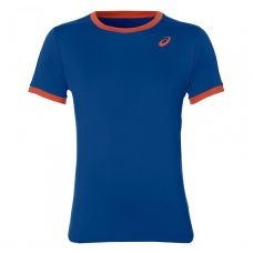 CAMISETA ASICS CLUB AZUL NARANJA