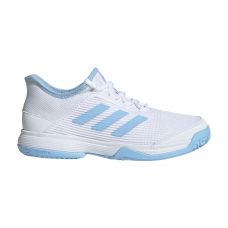 ADIDAS ADIZERO CLUB BIANCO AZZURRO BAMBINA