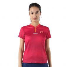 POLO BULLPADEL ESTERAS ROJO MUJER