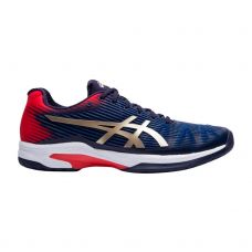 ASICS SOLUTION SPEED FF CLAY AZUL MARINO ROJO 1041A004-403