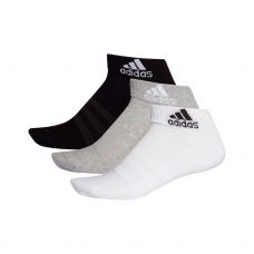 CALCETINES ADIDAS CUSH ANK 3PP NEGRO BLANCO GRIS