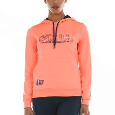 SUDADERA BULLPADEL SINATRA CORAL FLOR MUJER