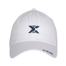 GORRA NOX BLANCA LOGO AZUL