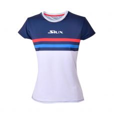 SIUX T SHIRT LUXURY BLU NAVY BIANCO BAMBINA
