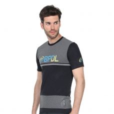 CAMISETA BULLPADEL REZMON GRIS NEGRO