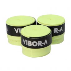 PACK 3 OVERGRIPS VIBOR-A MICROPERFORADO AMARILLO FUOR