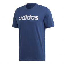 T-SHIRT ADIDAS ESSENTIALS LINEAR LOGO BLU