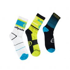 CALCETINES BULLPADEL BP-2006 3 UNIDADES MULTICOLOR
