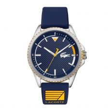 LACOSTE CAP 46MM ARGENTO BLU NAVY