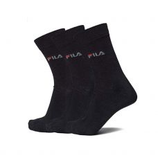 PACK 3 CALCETINES FILA F9630 NEGRO