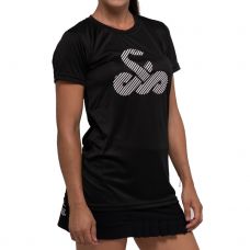 CAMISETA VIBOR-A TAIPAN NEGRO MUJER