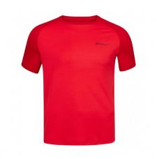 BABOLAT T SHIRT PLAY CREW NECK ROSSO