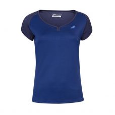 T-SHIRT BABOLAT PLAY CAP SLEEVE BLEU FEMME