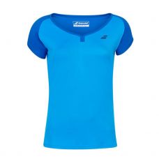 T-SHIRT BABOLAT PLAY CAP SLEEVE BLEU TURQUOISE FEMME