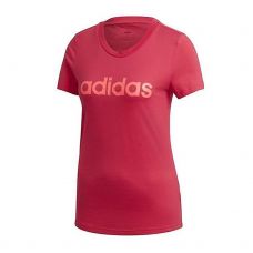 CAMISETA ADIDAS ESSENTIAL LINEAR ROJO MUJER