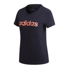 CAMISETA ADIDAS ESSENTIALS LINEAR AZUL ROSA MUJER