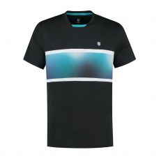 T-SHIRT KSWISS HYPERCOURT EXPRESS 2 NOIRE BLEU
