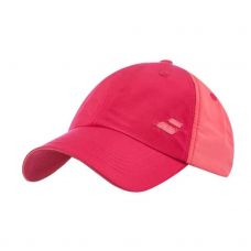 GORRA BABOLAT BASIC LOGO ROSA MUJER