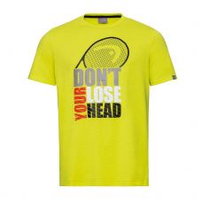 T-SHIRT HEAD RETURN JAUNE