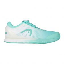 HEAD SPRINT PRO 3.0 CLAY BLANCO AQUAMARINA FEMME 274050