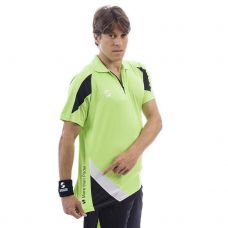 POLO PADEL SOFTEE K3 VERDE NEGRO