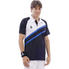 POLO PADEL SOFTEE START NEGRO BLANCO