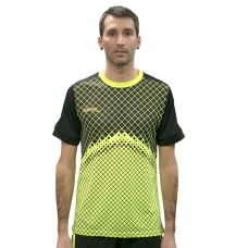 CAMISETA SPIDER AMARILLO FLUOR NEGRO