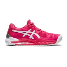 ASICS GEL RESOLUTION 8 ROSA BIANCO DONNA