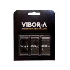 BLISTER OVERGRIPS VIBOR-A PRO X3 PERFORADO NEGRO