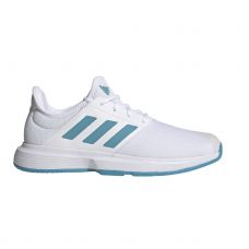 ADIDAS GAMECOURT BLANC BLEU FX1552