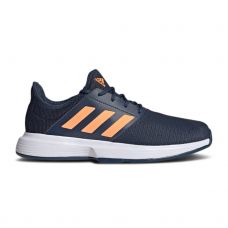ADIDAS GAMECOURT BLEU NAVY ORANGE FX1555