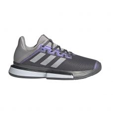 ADIDAS SOLEMATCH BOUNCE GRIS PLATA MUJER FX1742