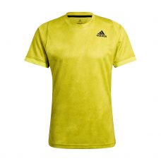 T SHIRT ADIDAS FREELIFT PRIMEBLUE JAUNE